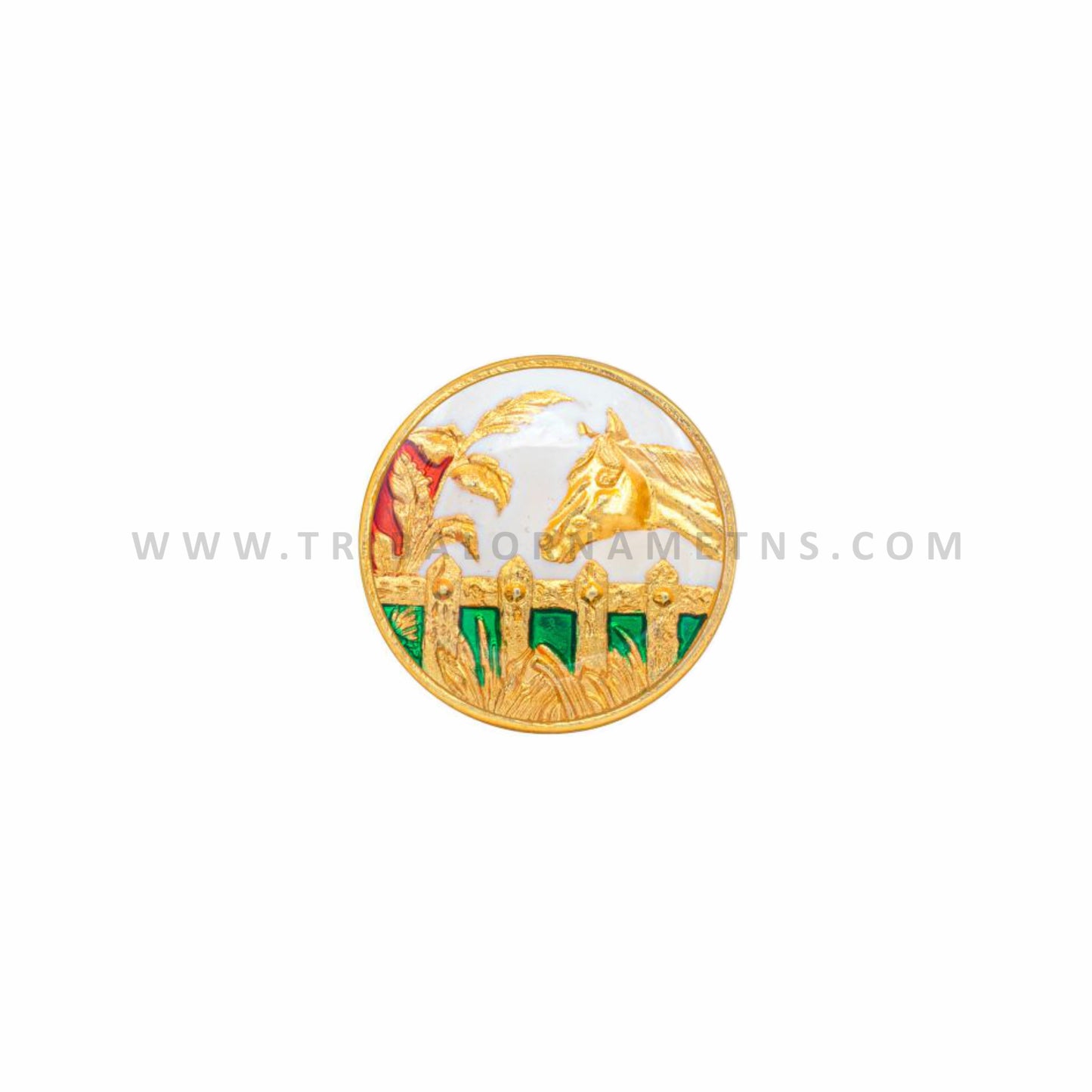 925 Sterling silver handmade gorgeous horse face design gold polished buttons set of 13 pc for men's coat or suit, best jewelry for all occasions btn54