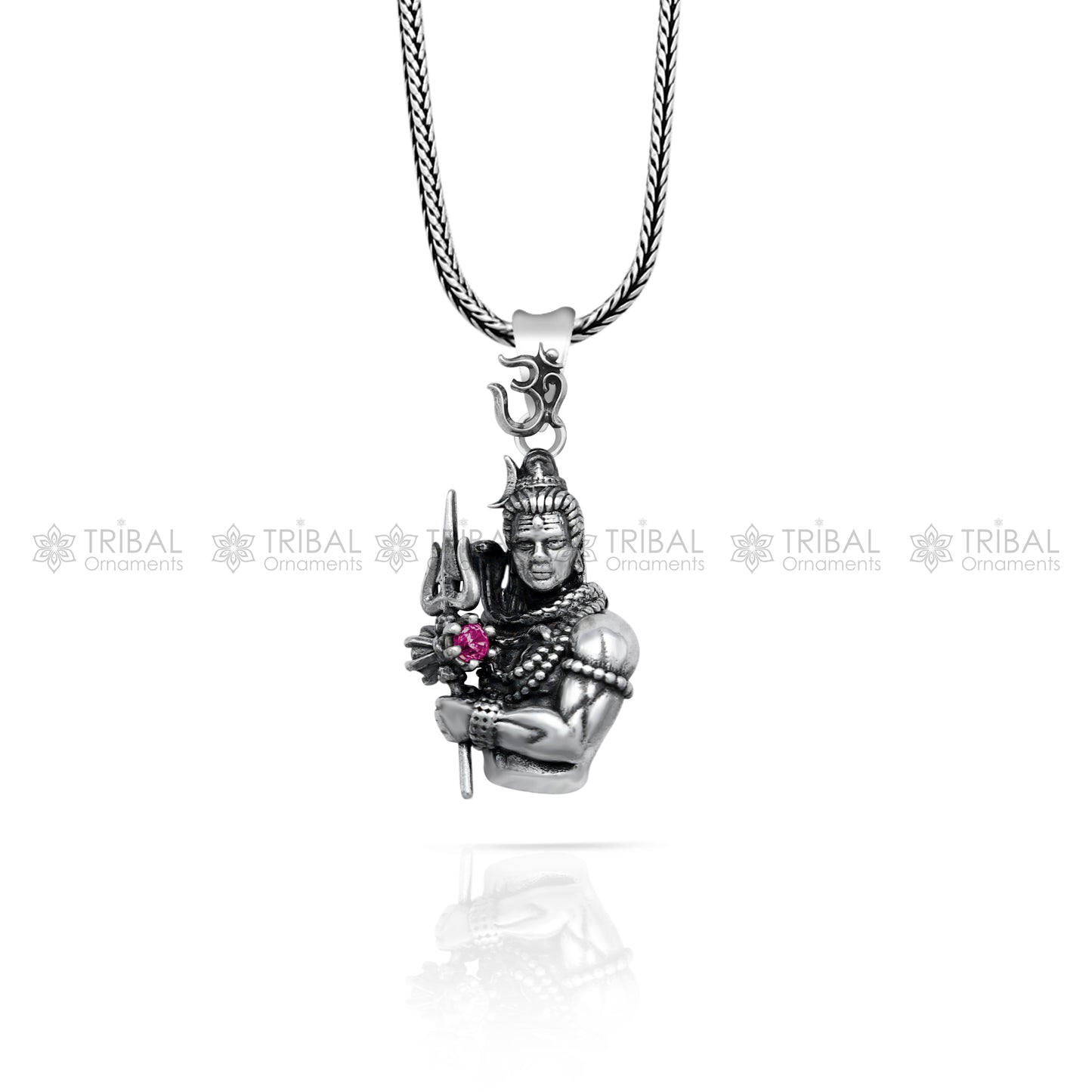 925 Sterling silver handmade lord maha deva pendant,nsp853 - TRIBAL ORNAMENTS