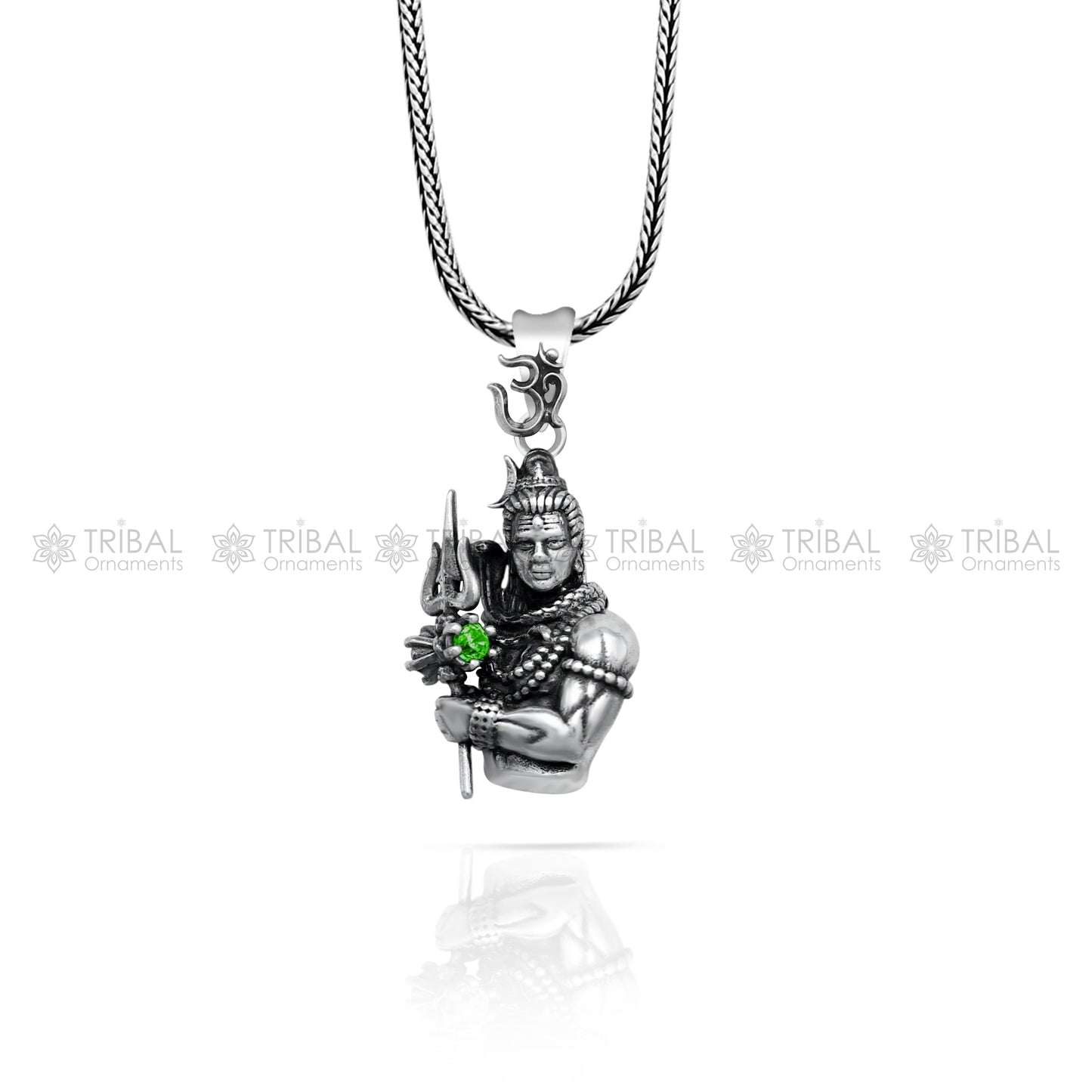 925 Sterling silver handmade lord maha deva pendant,nsp853 - TRIBAL ORNAMENTS