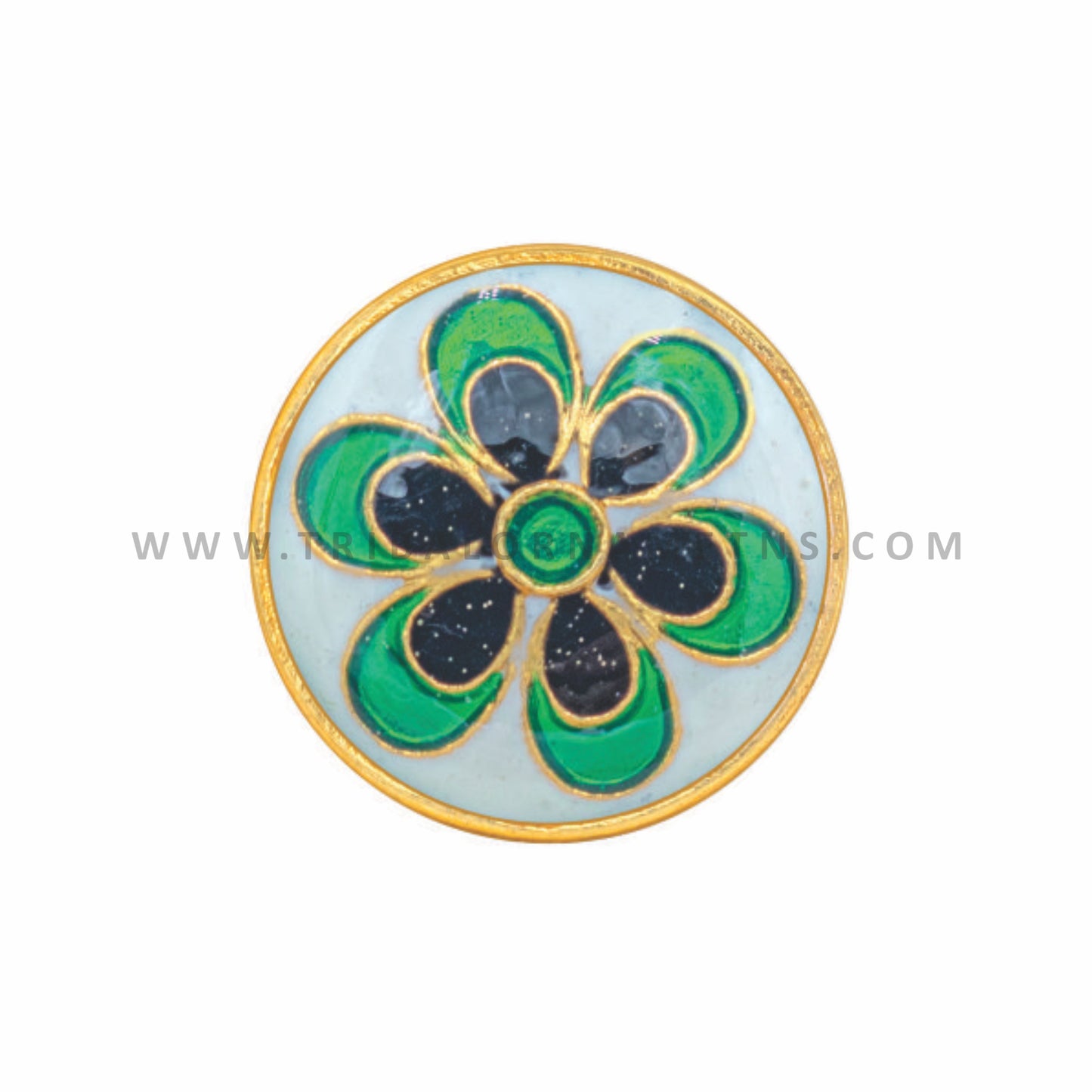 925 Sterling silver handmade gorgeous green color flower design fancy buttons set of 13 pc for men's coat or suit, best jewelry for all occasions bt71