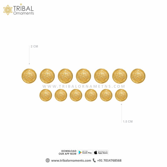 925 Sterling silver handmade gorgeous lion face design fancy buttons set of 13 pc for men's coat or suit, best jewelry for all occasions btn87