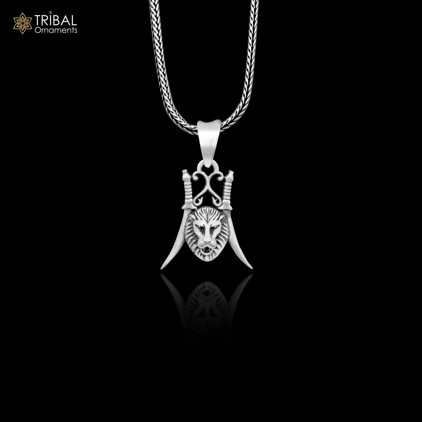 925 sterling silver handmade stylish design small lion face pendant best gifting jewelry hip hop custom jewelry ssp1697 - TRIBAL ORNAMENTS