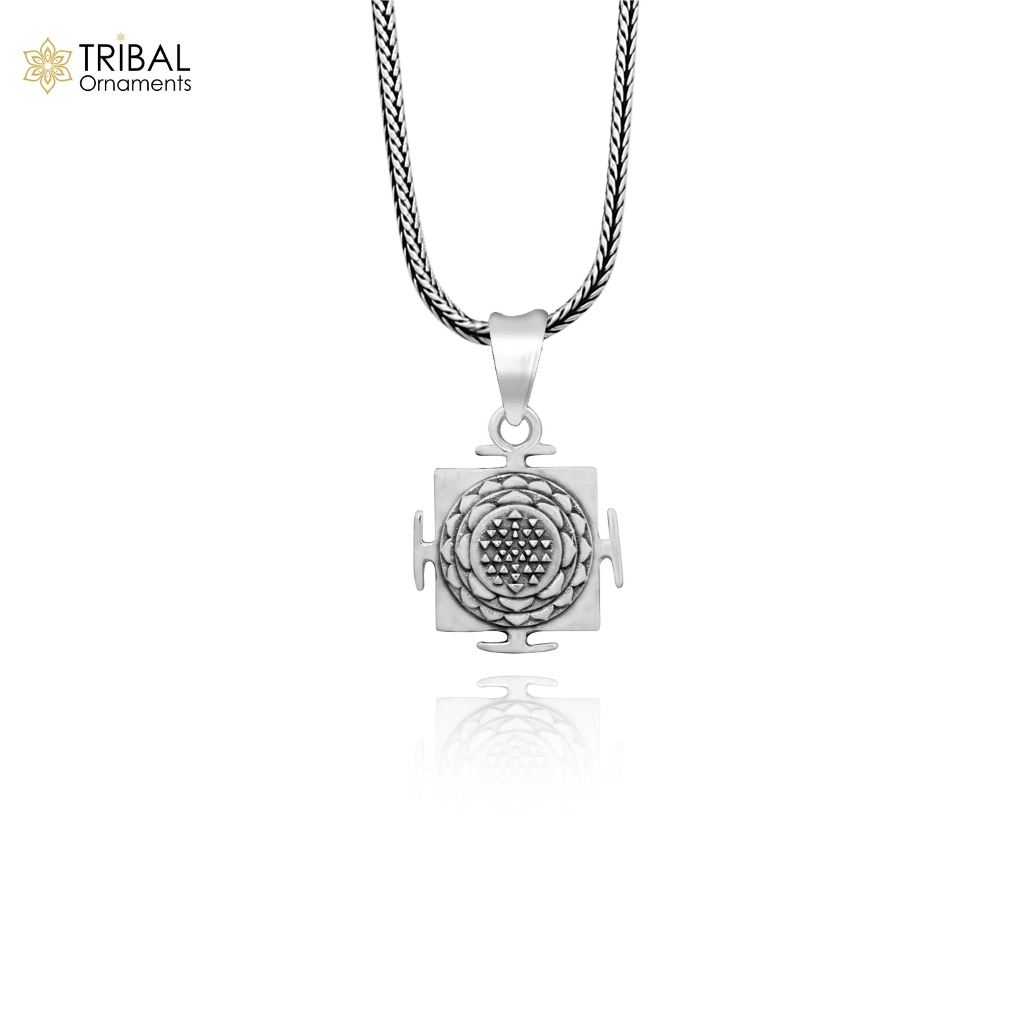 925 sterling silver exclusive unique design SHRI YANTRAM pendant, unique best unisex gifting jewelry nsp705 - TRIBAL ORNAMENTS