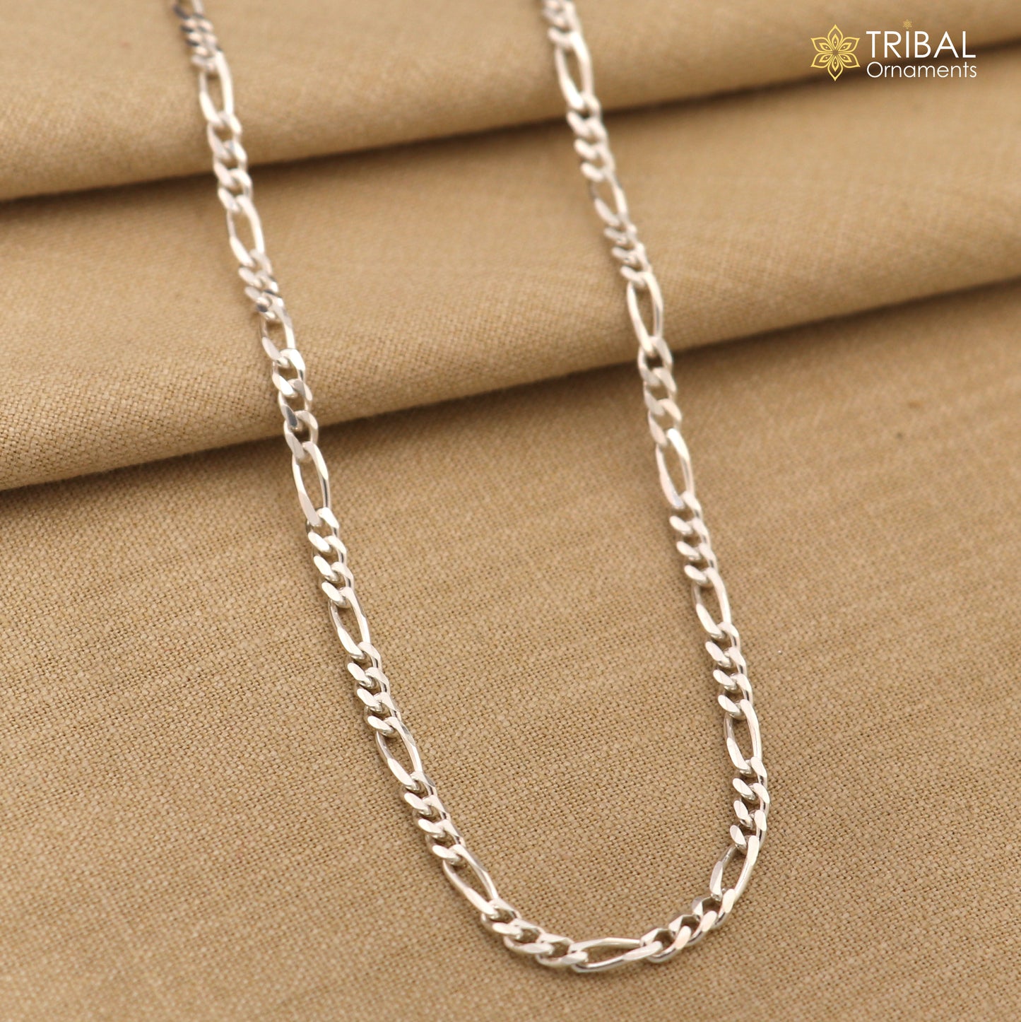 20" or 24" 925 sterling silver 2.5mm solid figaro chains for all outfit delicate unisex jewlery ch235
