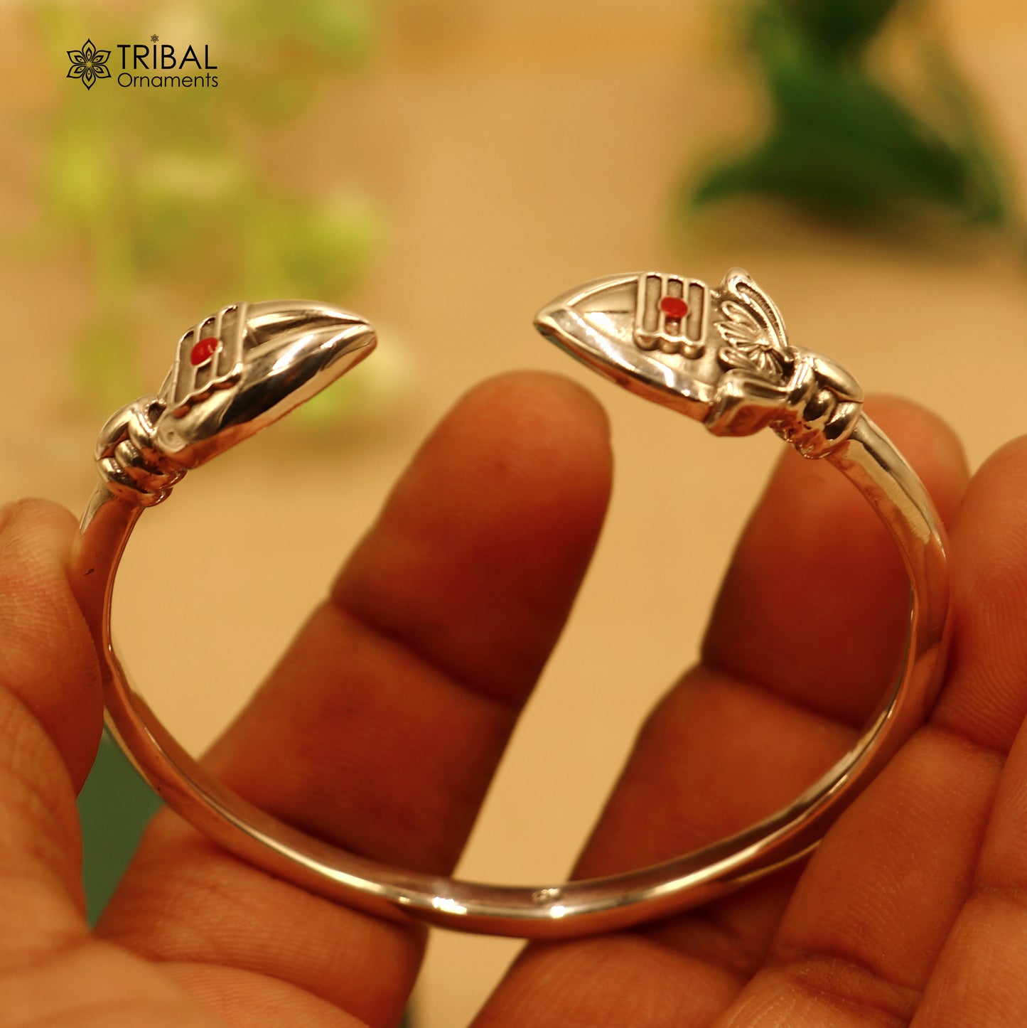 925 sterling silver lord kartikeya adjustable bangle bracelet kada unisex jewelry cuff257