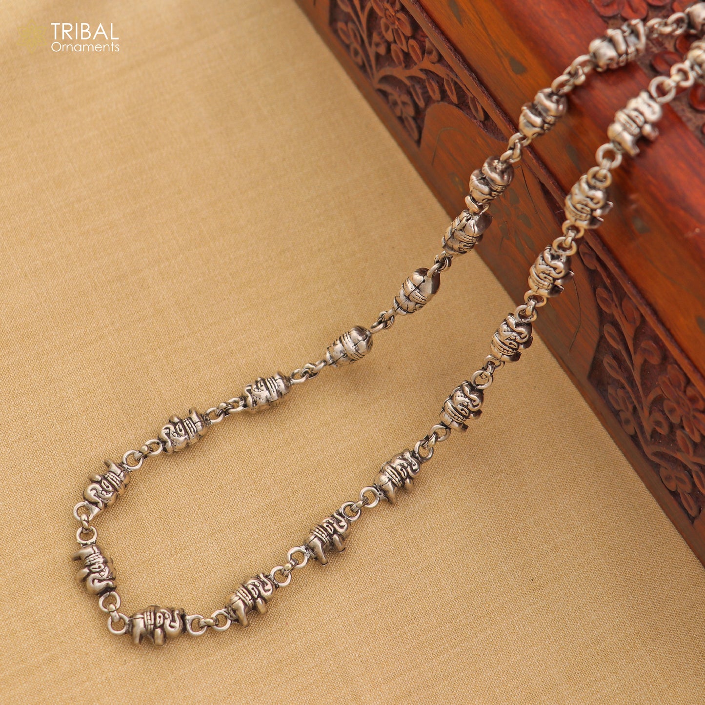 925 sterling silver elephant design chain for unisex jewelry ch626