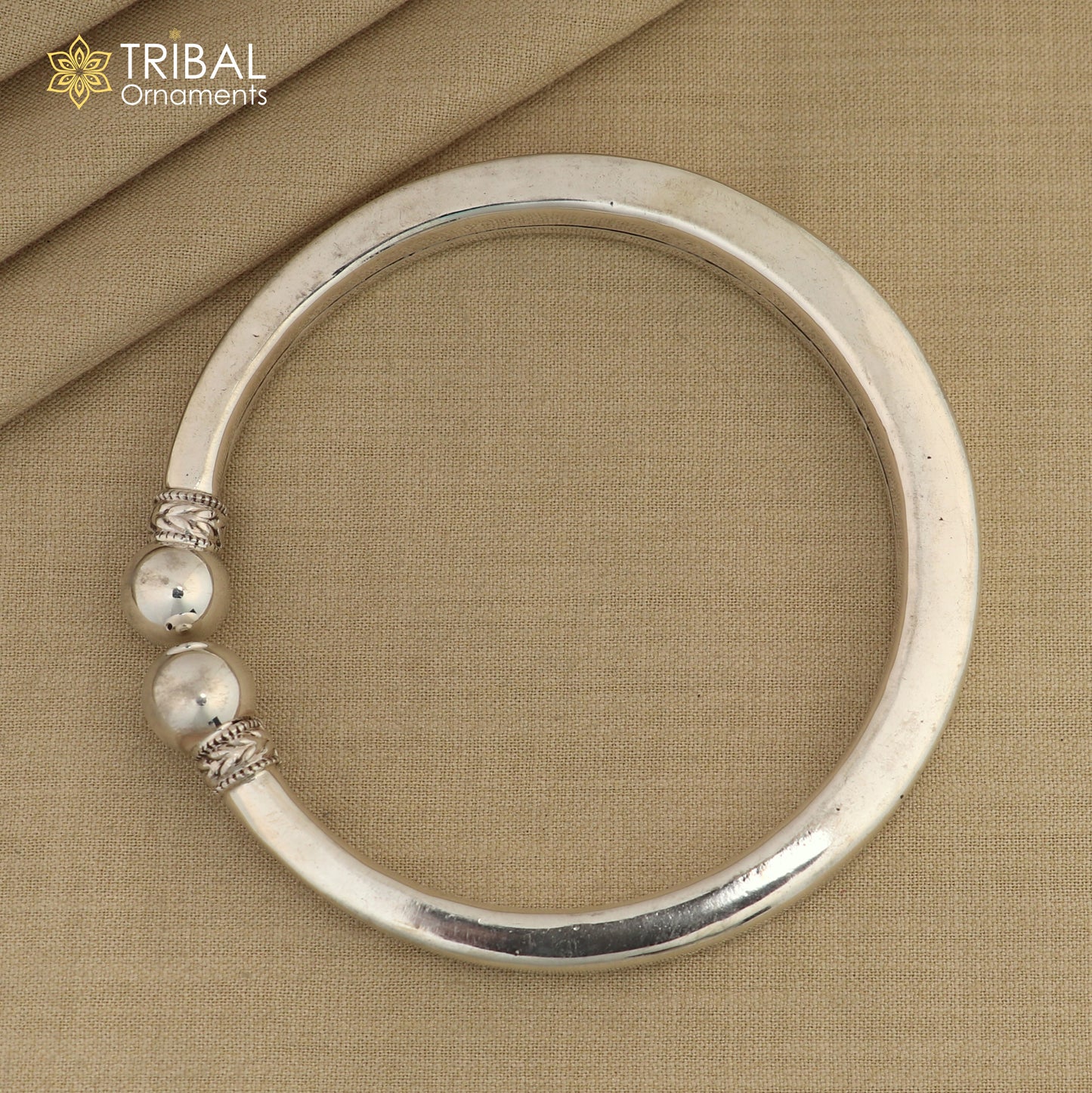 925 sterling silver plain shiny design foot bracelet ankle kada ethnic tribal jewelry for unisex nsfk111