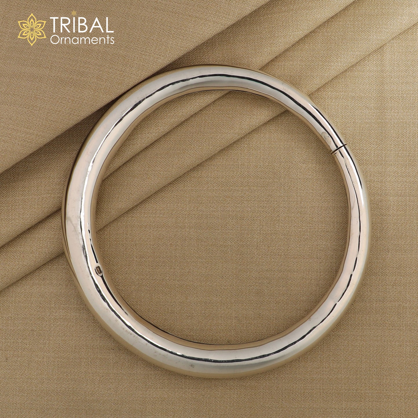 925 Sterling silver Handmade plain design indian traditional women's customized foot kada ankle kada bracelet tribal jewelry nsfk90