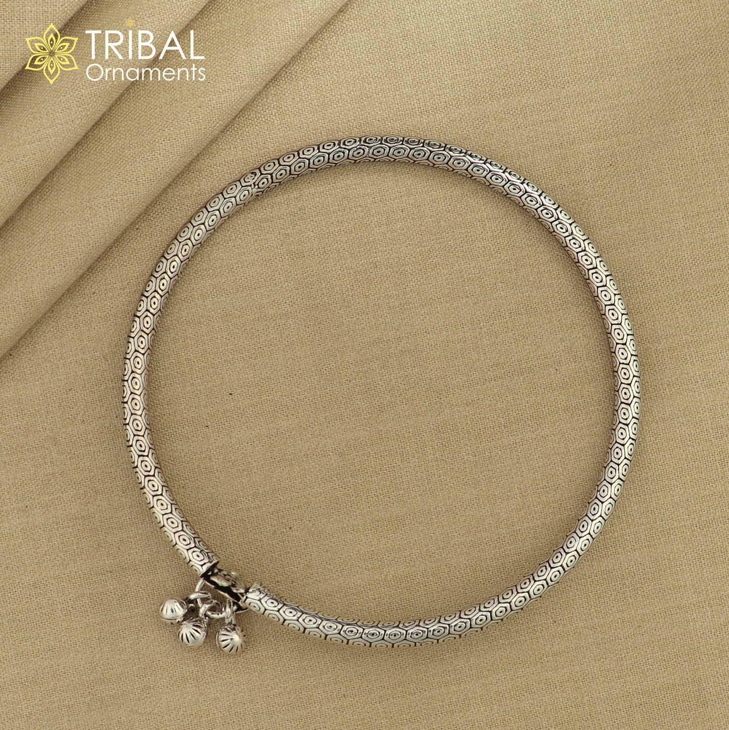 925 sterling silver vintage design customized foot bracelet anklet kada hanging drops belly dance ethnic jewelry nsfk126