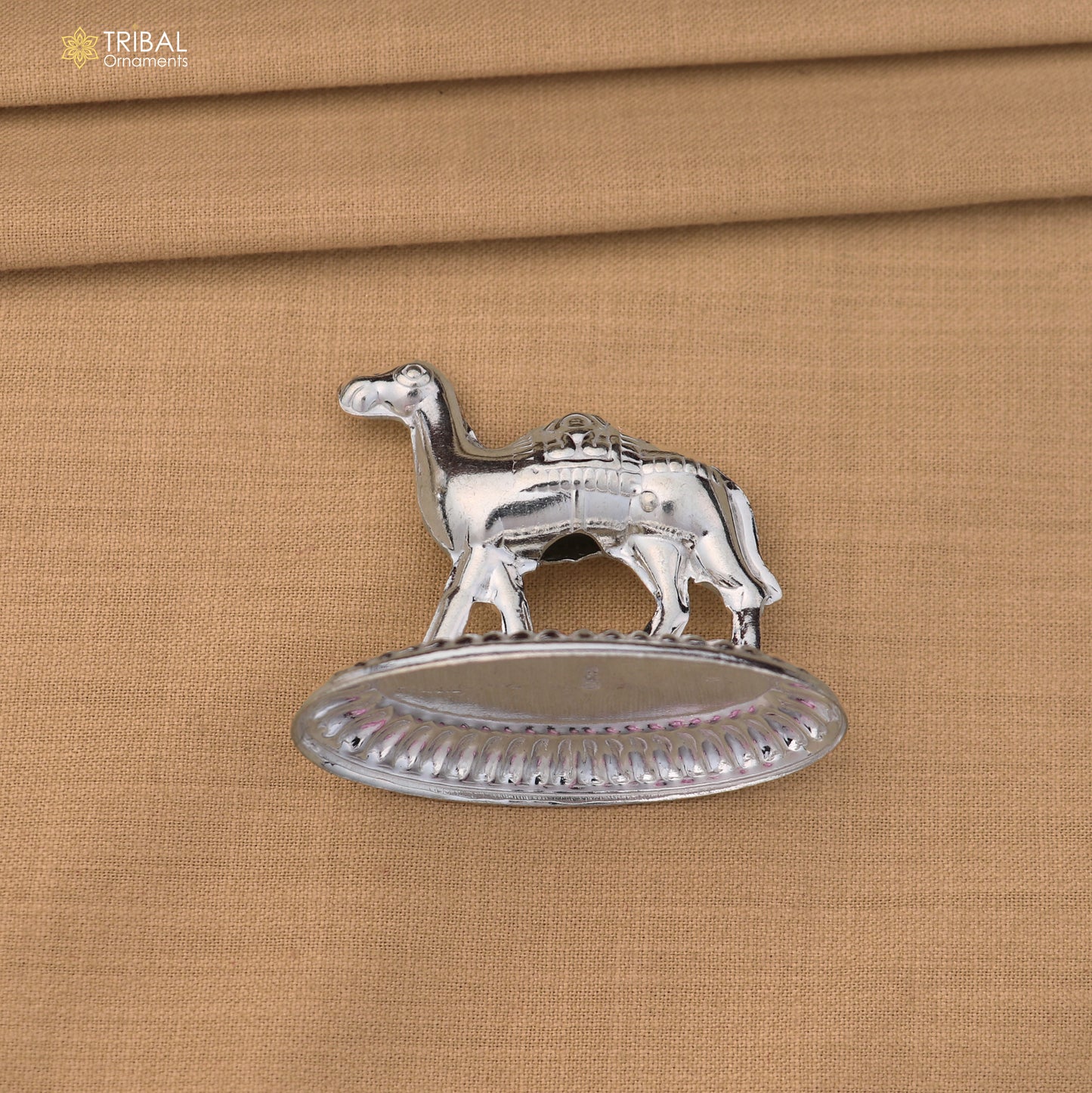 925 Sterling silver camel statue for home decor Rajasthani article art885