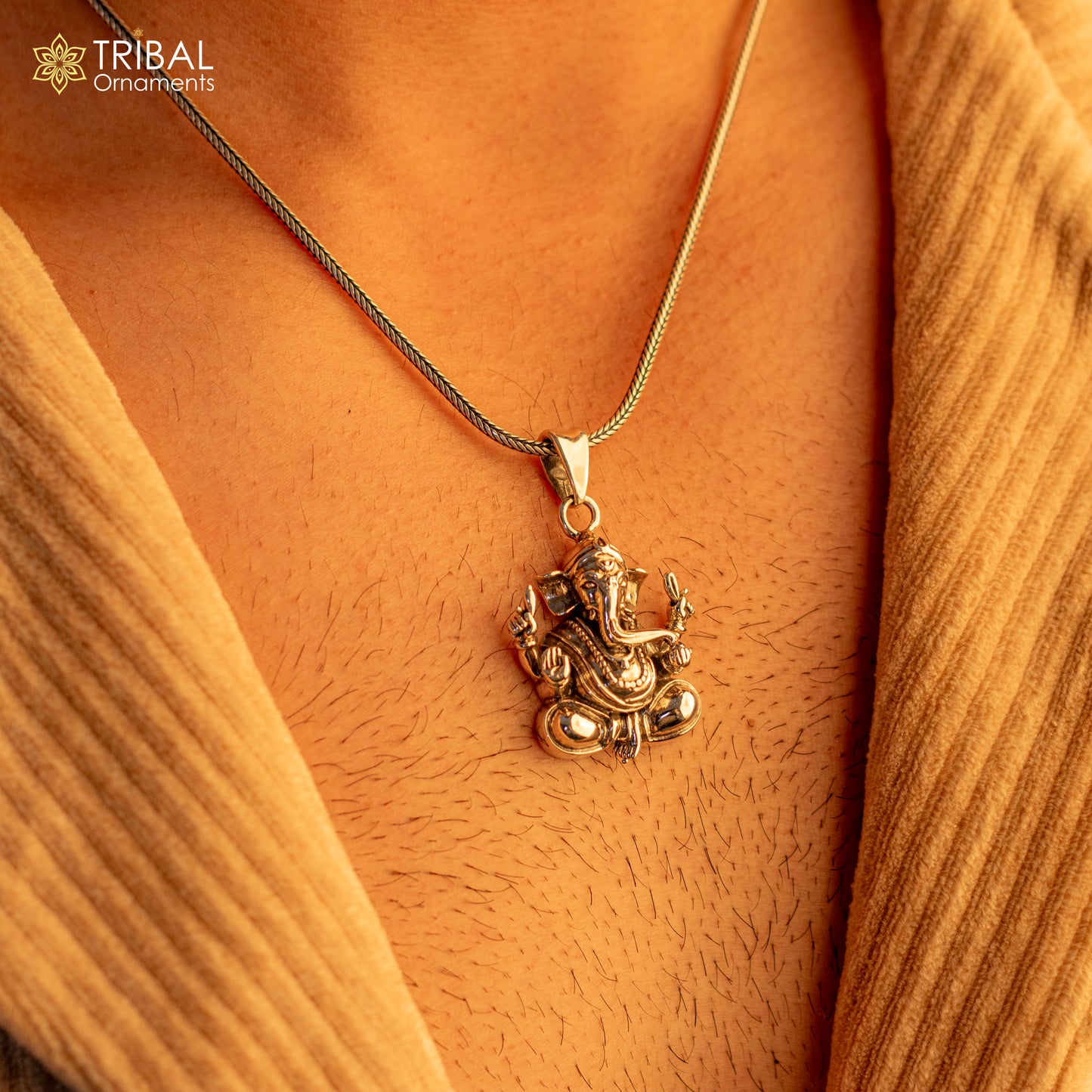 Vintage trendy 925 sterling silver handmade Lord Ganesha pendant, amazing stylish unisex pendant locket personalized jewelry ssp456 - TRIBAL ORNAMENTS