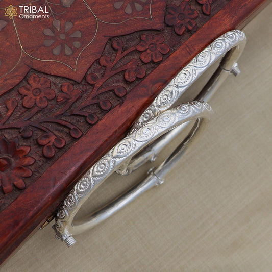 925 sterling silver stylish vintage design customized foot ankle bracelet kada jewelry nsfk161 - TRIBAL ORNAMENTS