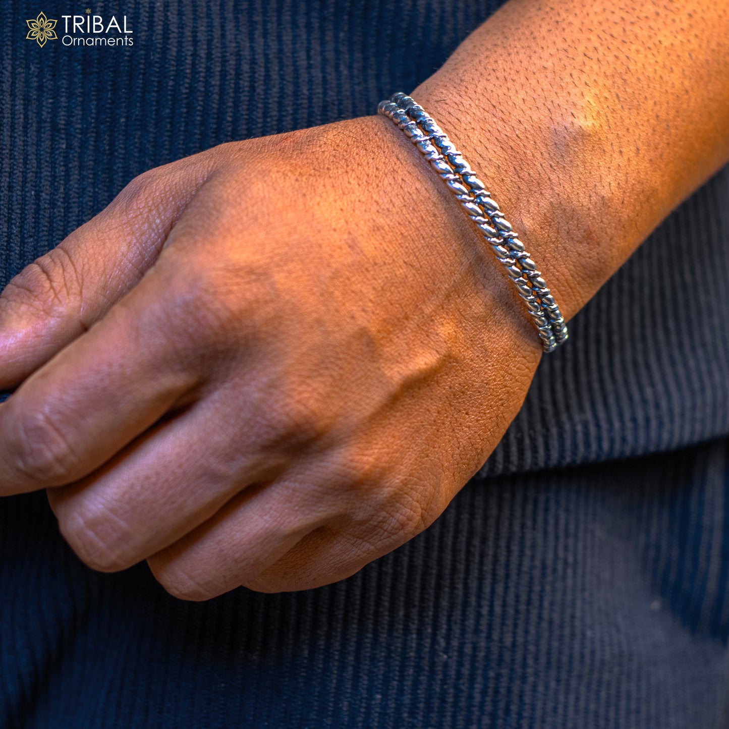 925 sterling silver handmade amazing stylish adjustable cuff kada bracelet, wrist jewelry for boy's and girl's, best gifting cuff113 - TRIBAL ORNAMENTS