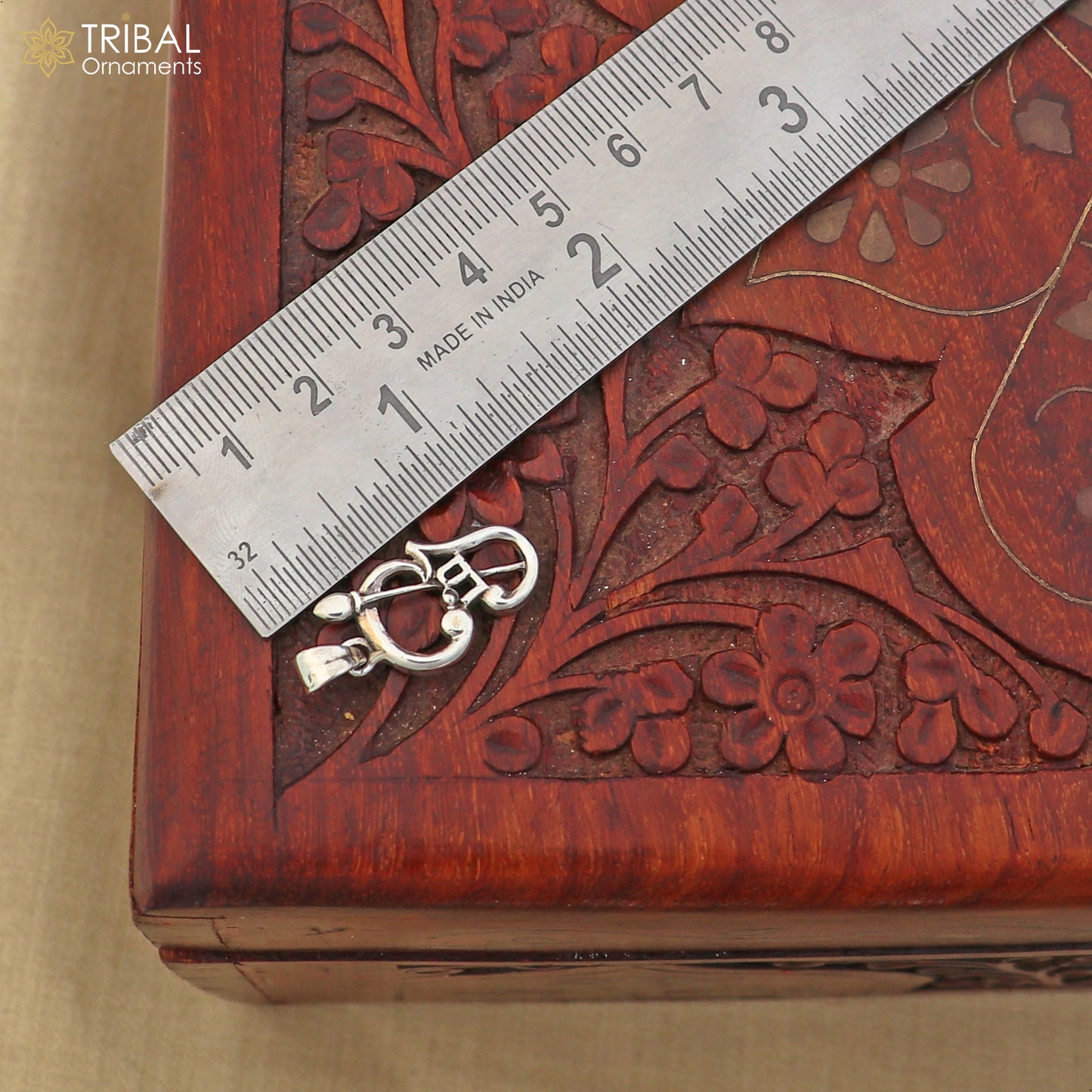 925 sterling silver Karttikeya Vel with Tamil Om Pendant jewellery nsp1106 - TRIBAL ORNAMENTS