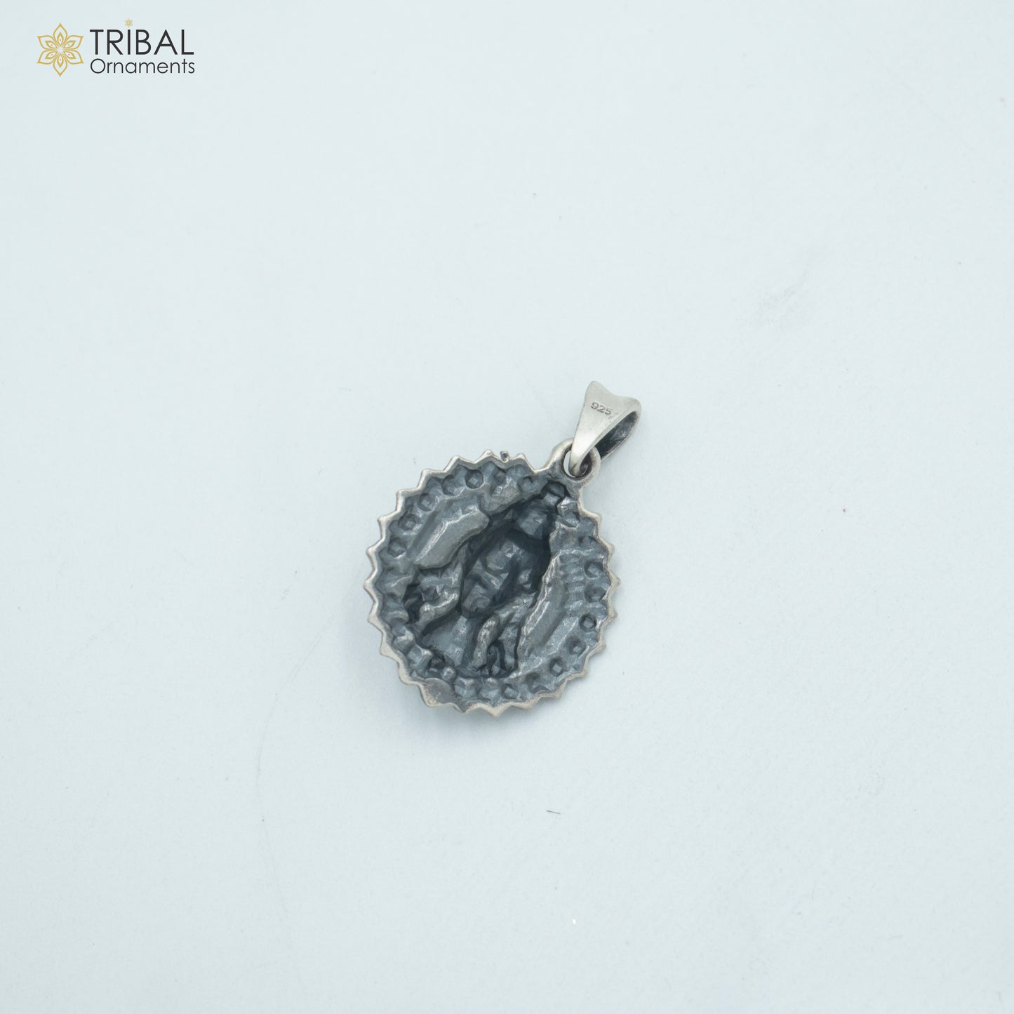 925 sterling silver Lord Shiva Pendant with chain tribal jewellery nsp1020 - TRIBAL ORNAMENTS