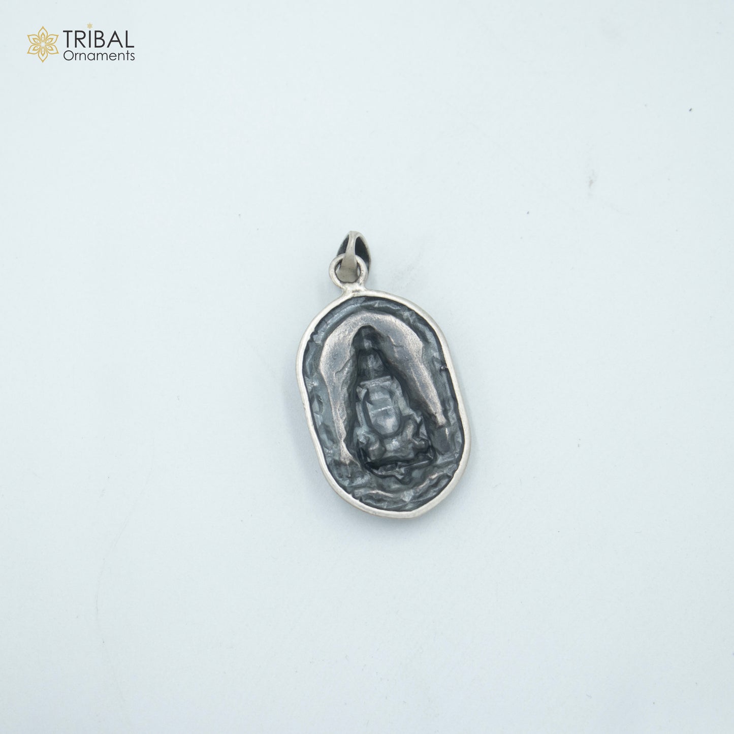 925 sterling silver lord shiv ji (Malakal) divine Pendant with chain tribal jewellery nsp1015 - TRIBAL ORNAMENTS