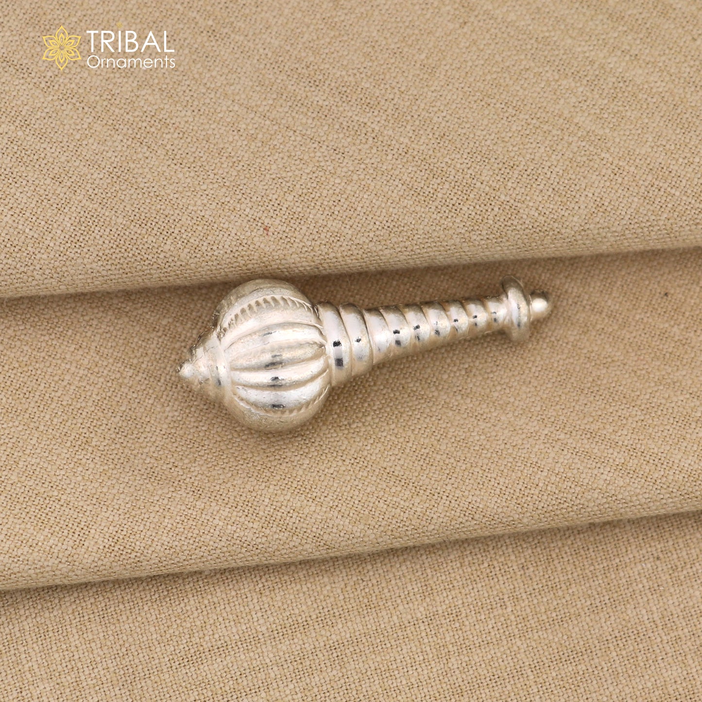 925 Sterling silver Hanuman Gada/Mace, divine weapon gift for idol hanuman for best wishes puja articles su1300