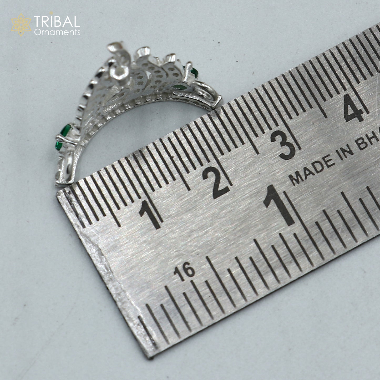 925 sterling silver handmade lord baby Krishna Mukut, amazing Laddu Gopala, crawling Krishna crown head jewelry SM28 - TRIBAL ORNAMENTS