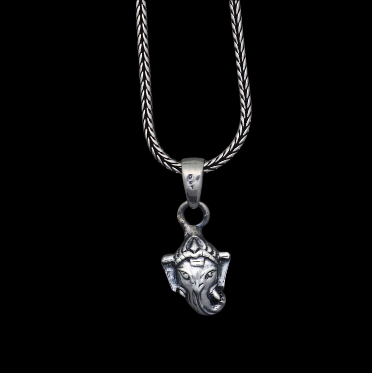 925 Sterling silver handmade lord Ganesha pendant nsp862 - TRIBAL ORNAMENTS