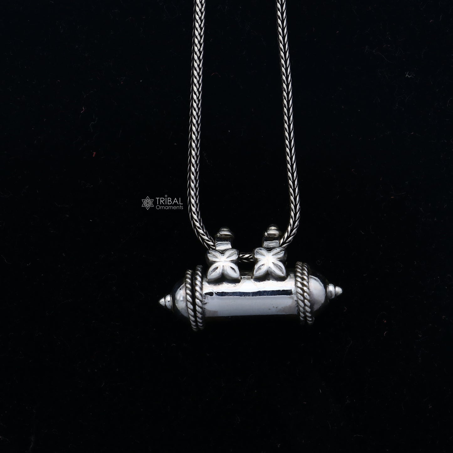 925 Sterling silver handmade vintage customized design amulet pendant, box pendant, container pendant, mantra box, silver tabiz nsp851 - TRIBAL ORNAMENTS
