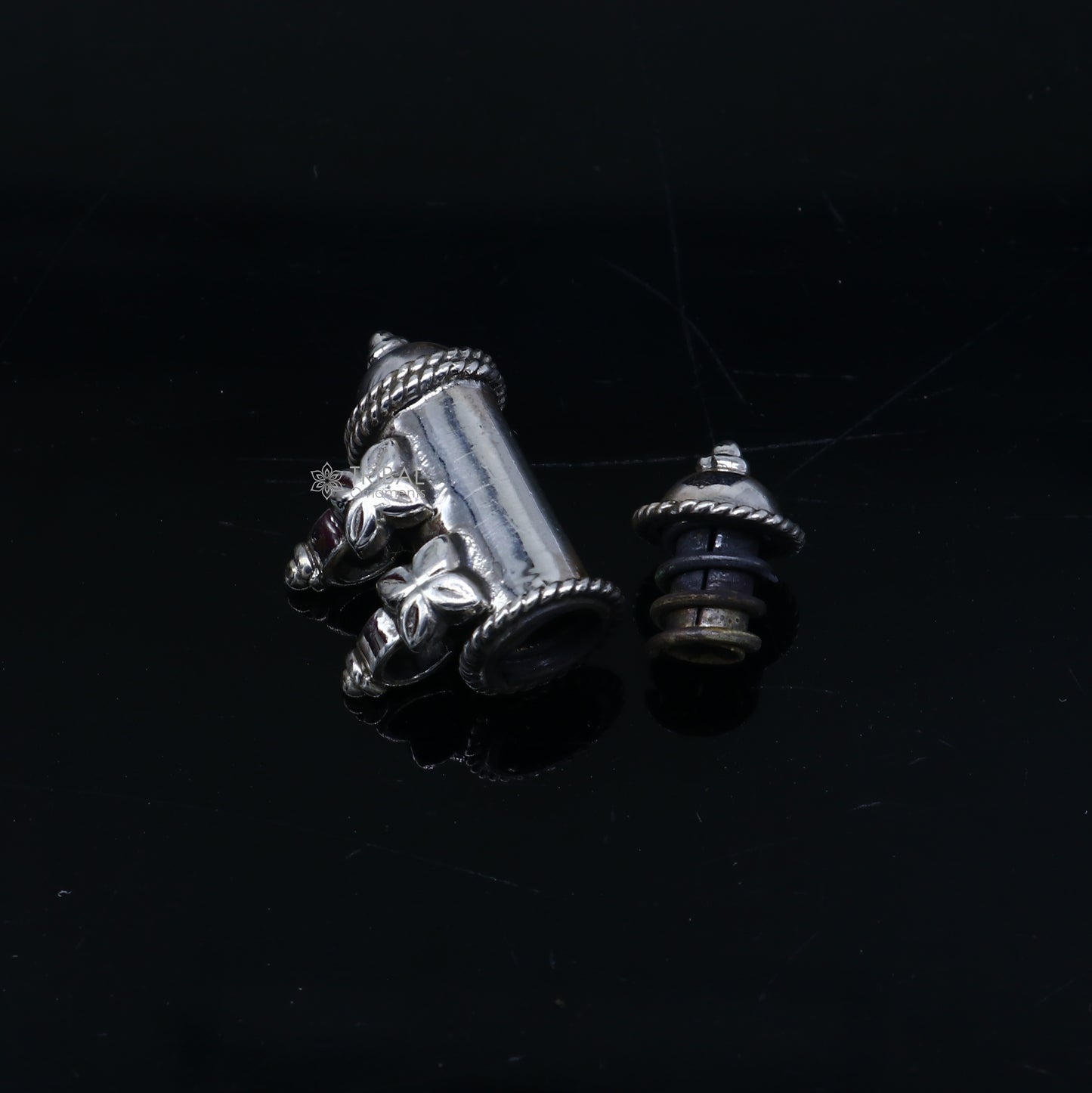 925 Sterling silver handmade vintage customized design amulet pendant, box pendant, container pendant, mantra box, silver tabiz nsp851 - TRIBAL ORNAMENTS