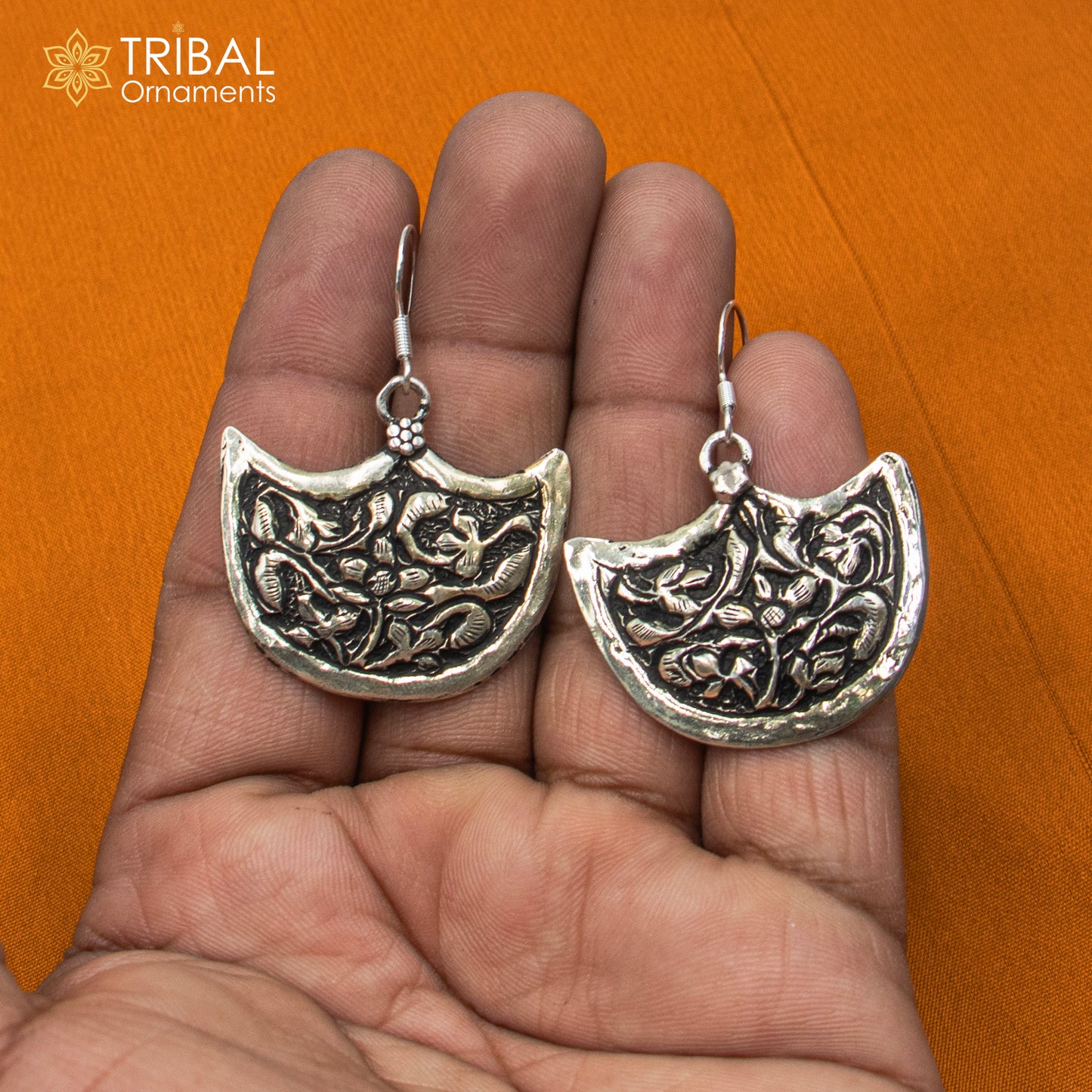 30" 925 sterling silver handmade beaded chain with chitai design long necklace traditional cultural functional pendant necklace jewelry Set716 - TRIBAL ORNAMENTS