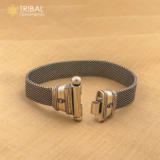 8 inches 925 sterling silver customized chain belt bracelet stylish men's  jewelry sbr771