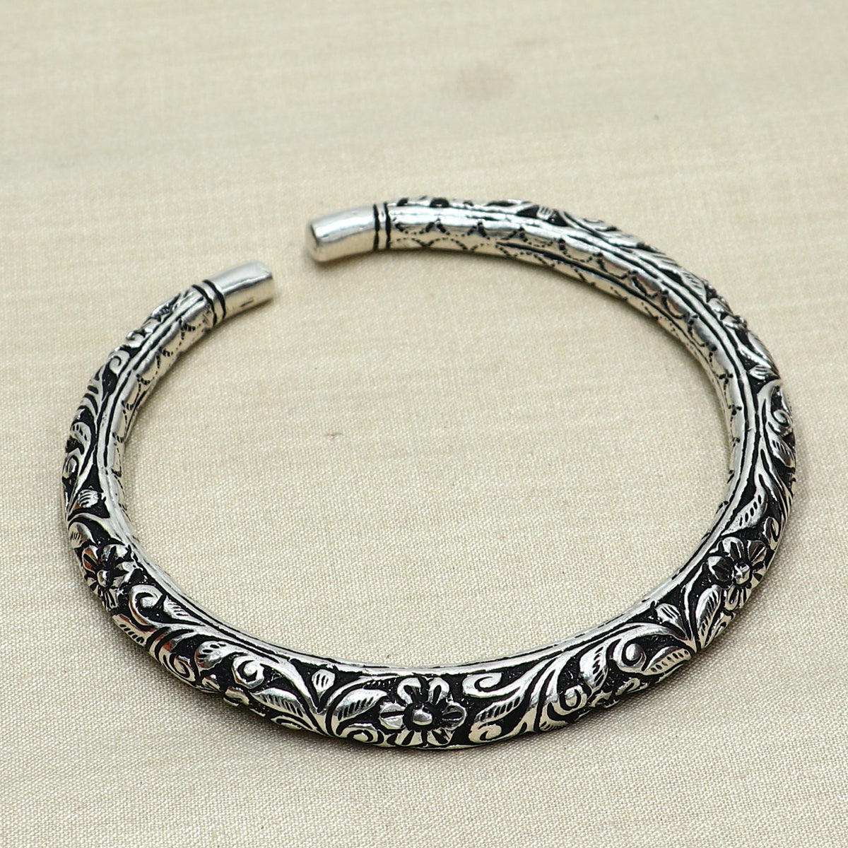 925 sterling silver chitai work customized foot anklet kada ethnic jewelry nsfk132