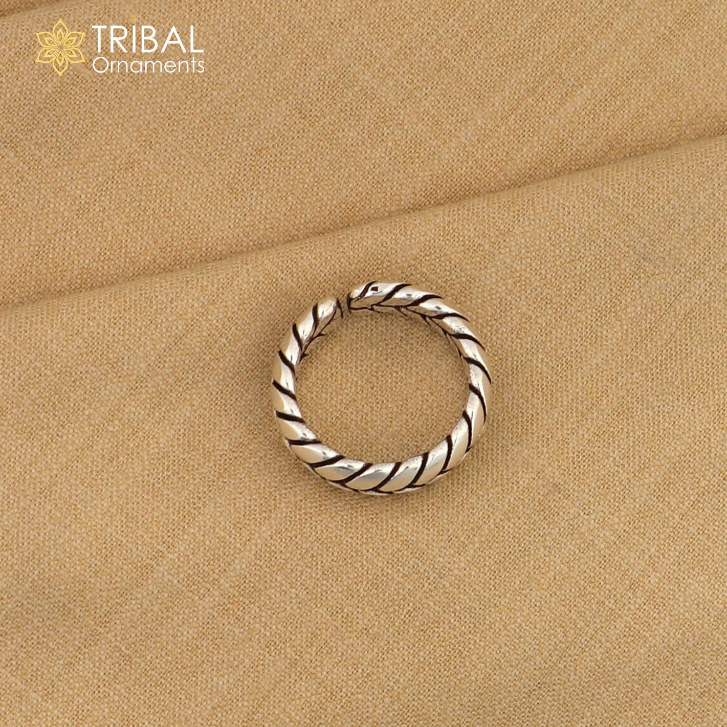 925 sterling silver wheat design stylish ring unisex Jewelry sr786