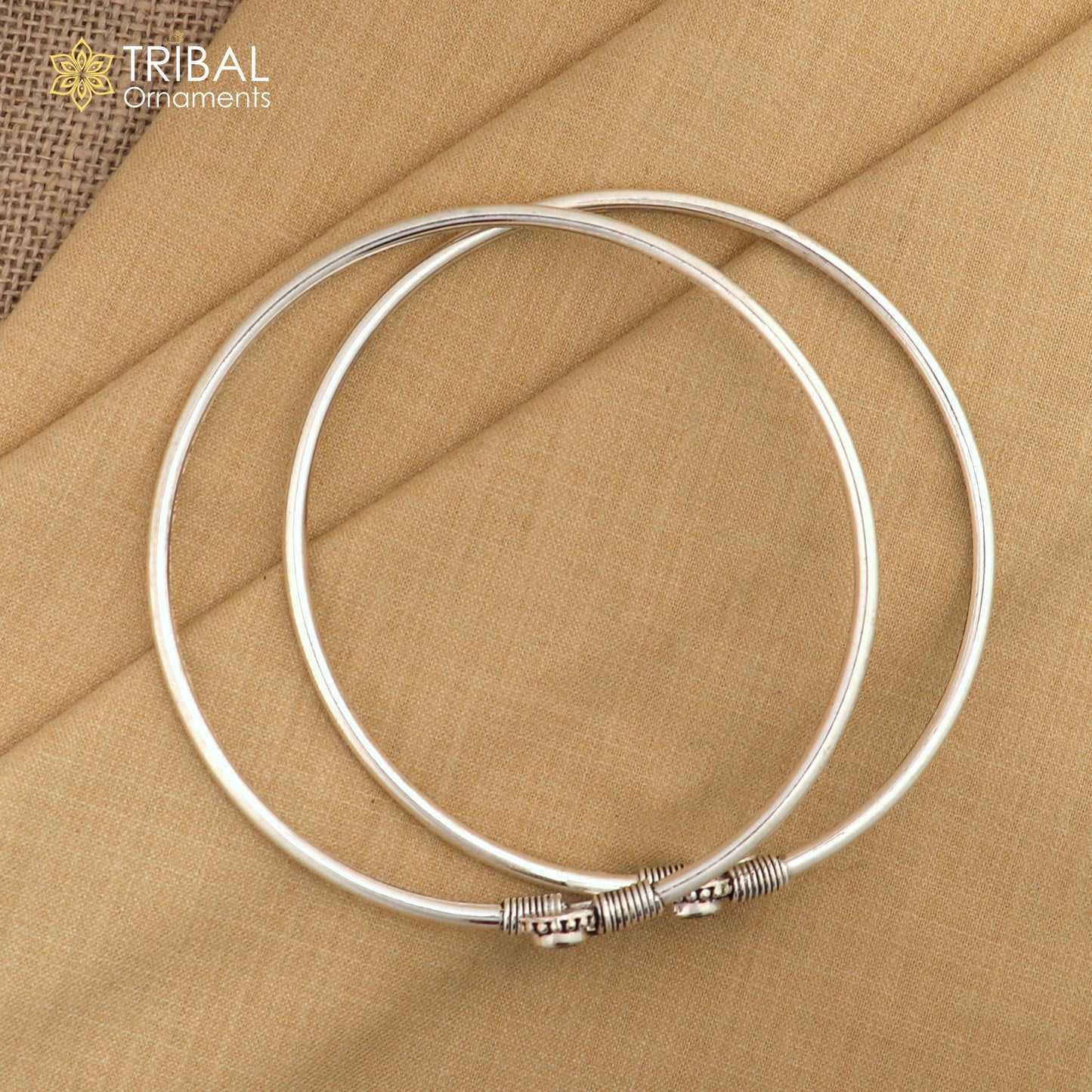 925 sterling silver round blue stone customized foot bracelet anklet kada ethnic jewelry nsfk135