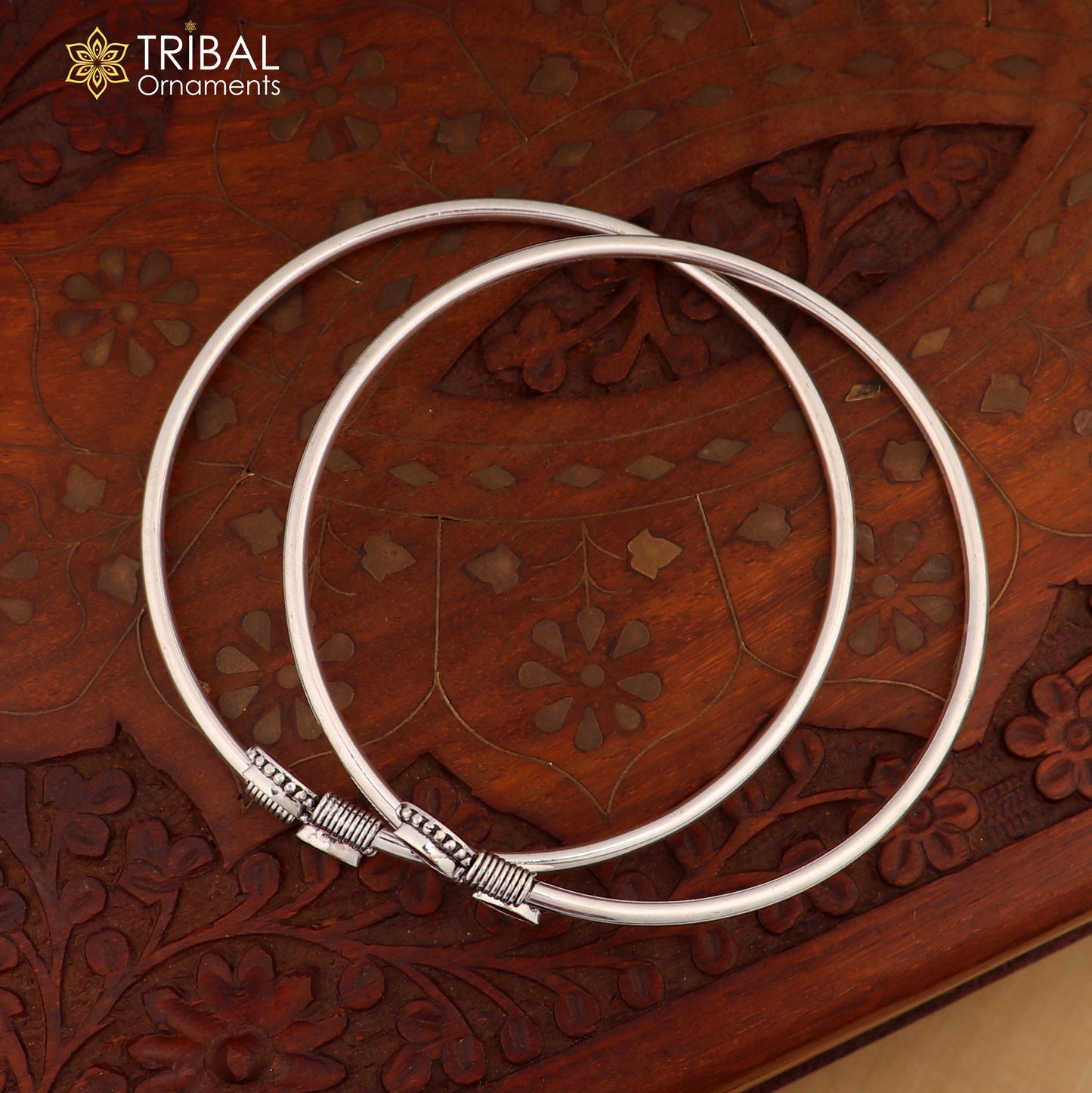 925 sterling silver vint design pink stone customized foot bracelet anklet kada ethnic jewelry nsfk140
