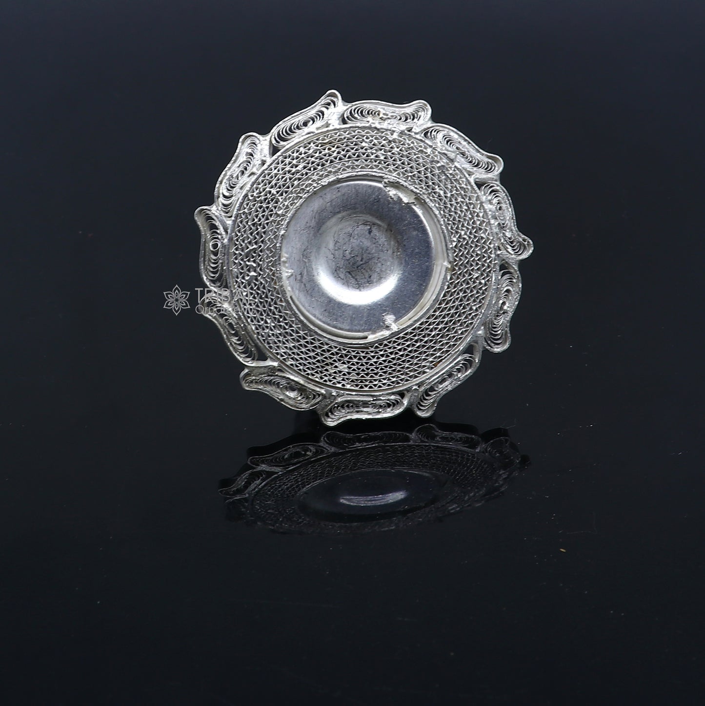 925 Sterling silver handmade fabulous meenakari trinket box, container box, casket box, sindoor box, enamel work customized box stb865 - TRIBAL ORNAMENTS