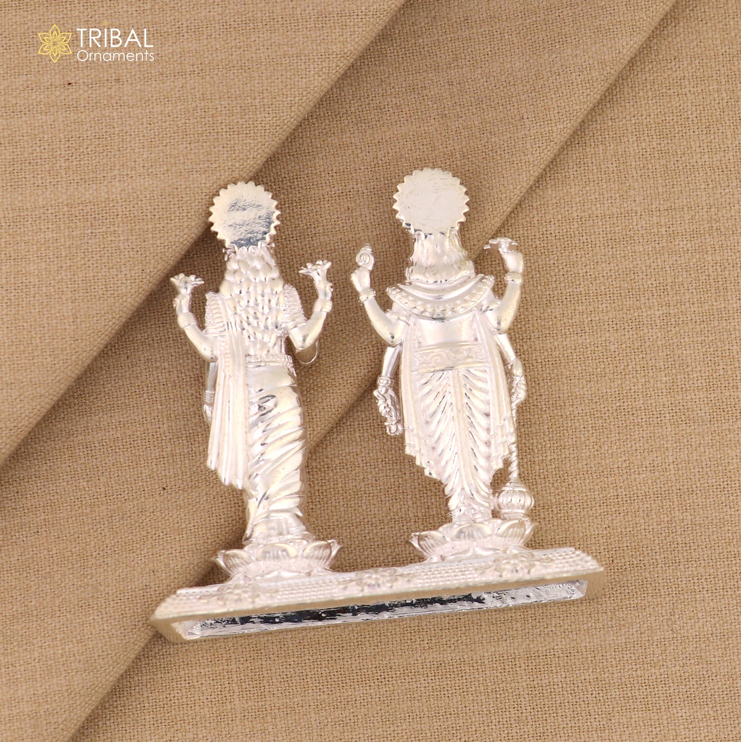 925 Sterling silver Idols Lord Laxmi Narayan Statue figurine, puja articles decorative gift art830