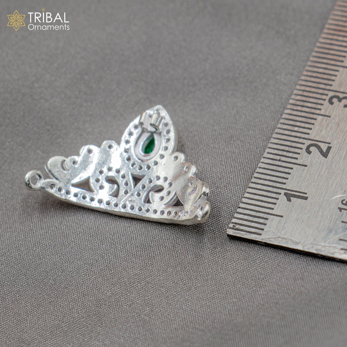 925 sterling silver handmade lord baby Krishna Mukut, amazing Laddu Gopala, crawling Krishna crown head jewelry sm39 - TRIBAL ORNAMENTS