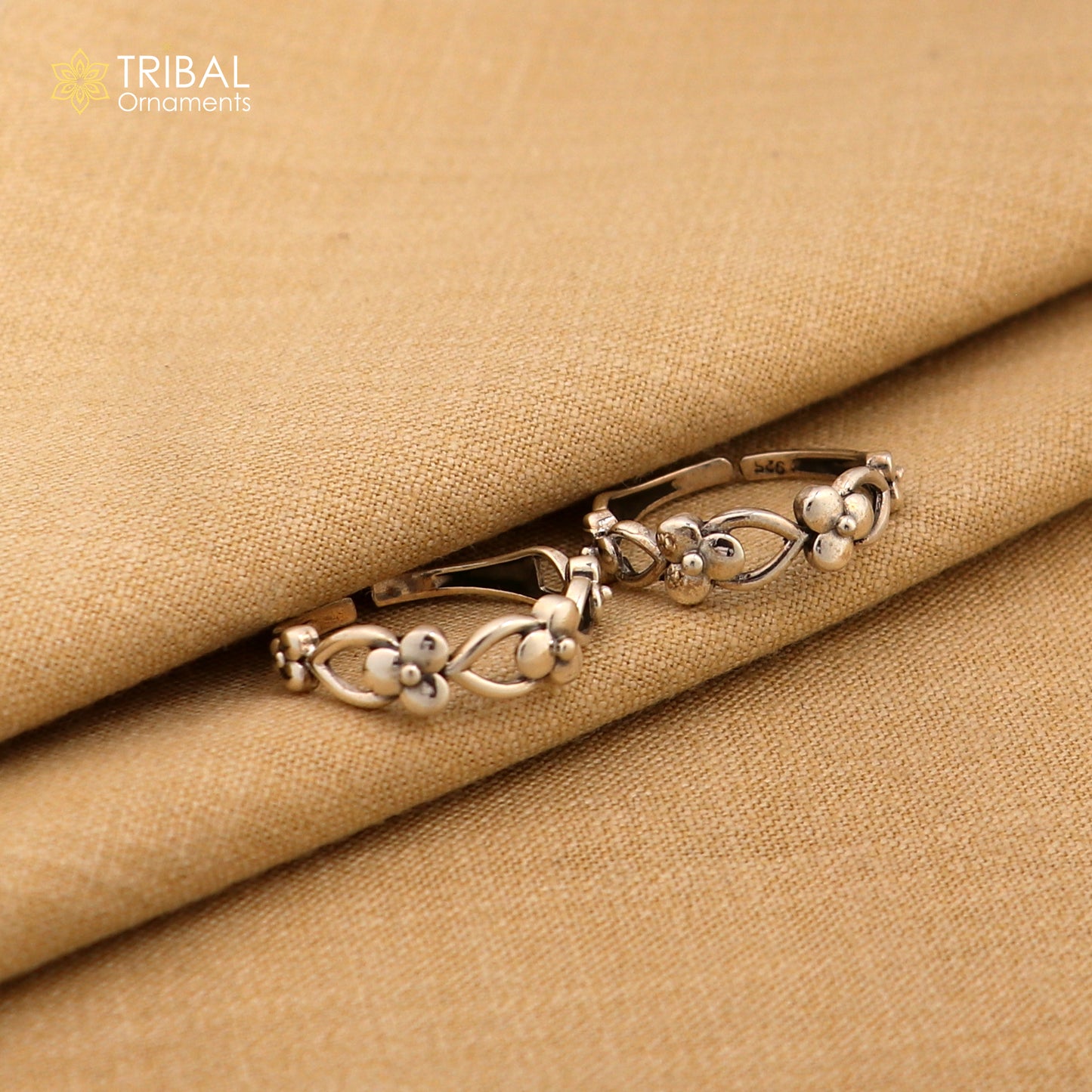 Amazing design 925 solid sterling silver toe ring, best brides personalized jewelry, wedding ethnic jewelry ytr22