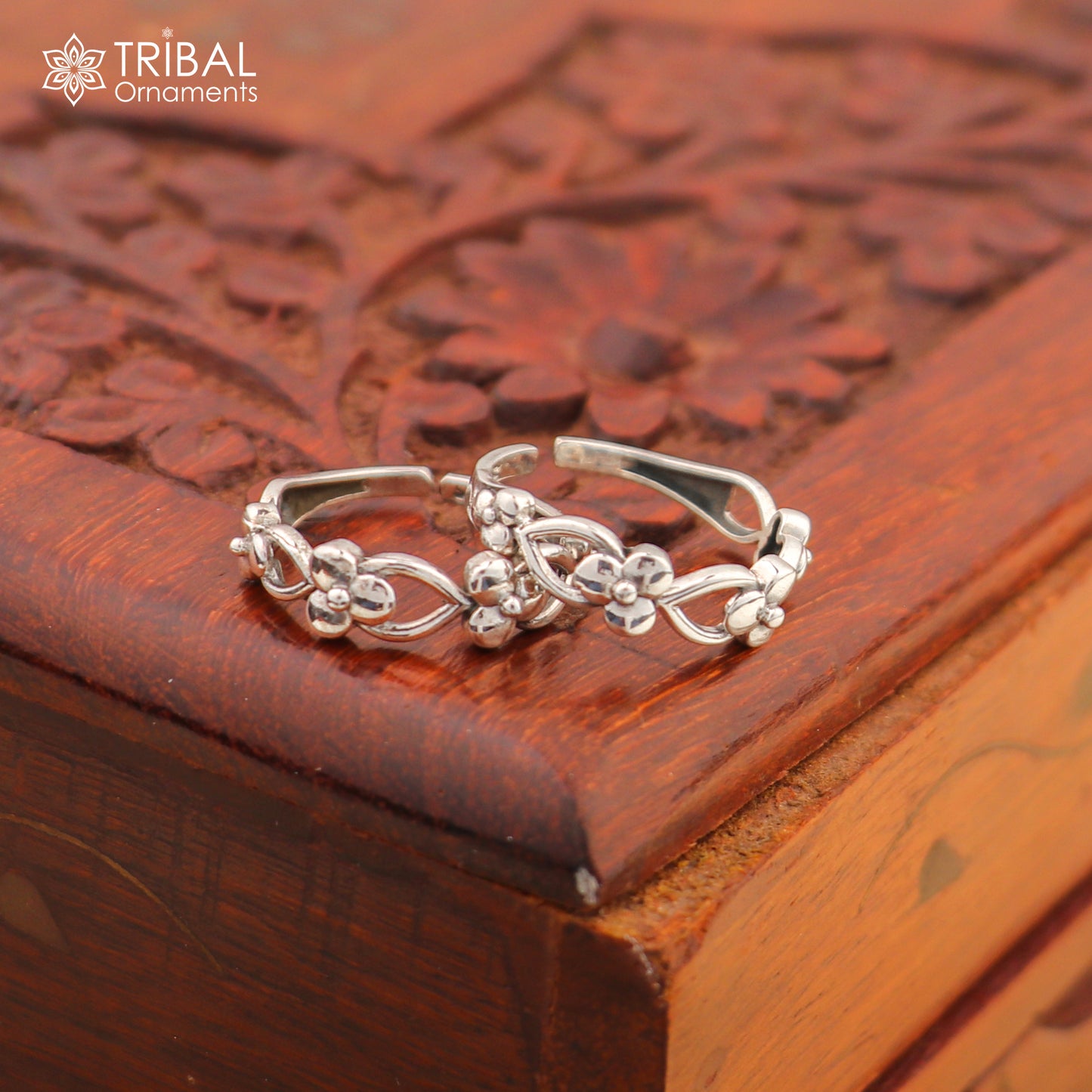 Amazing design 925 solid sterling silver toe ring, best brides personalized jewelry, wedding ethnic jewelry ytr22