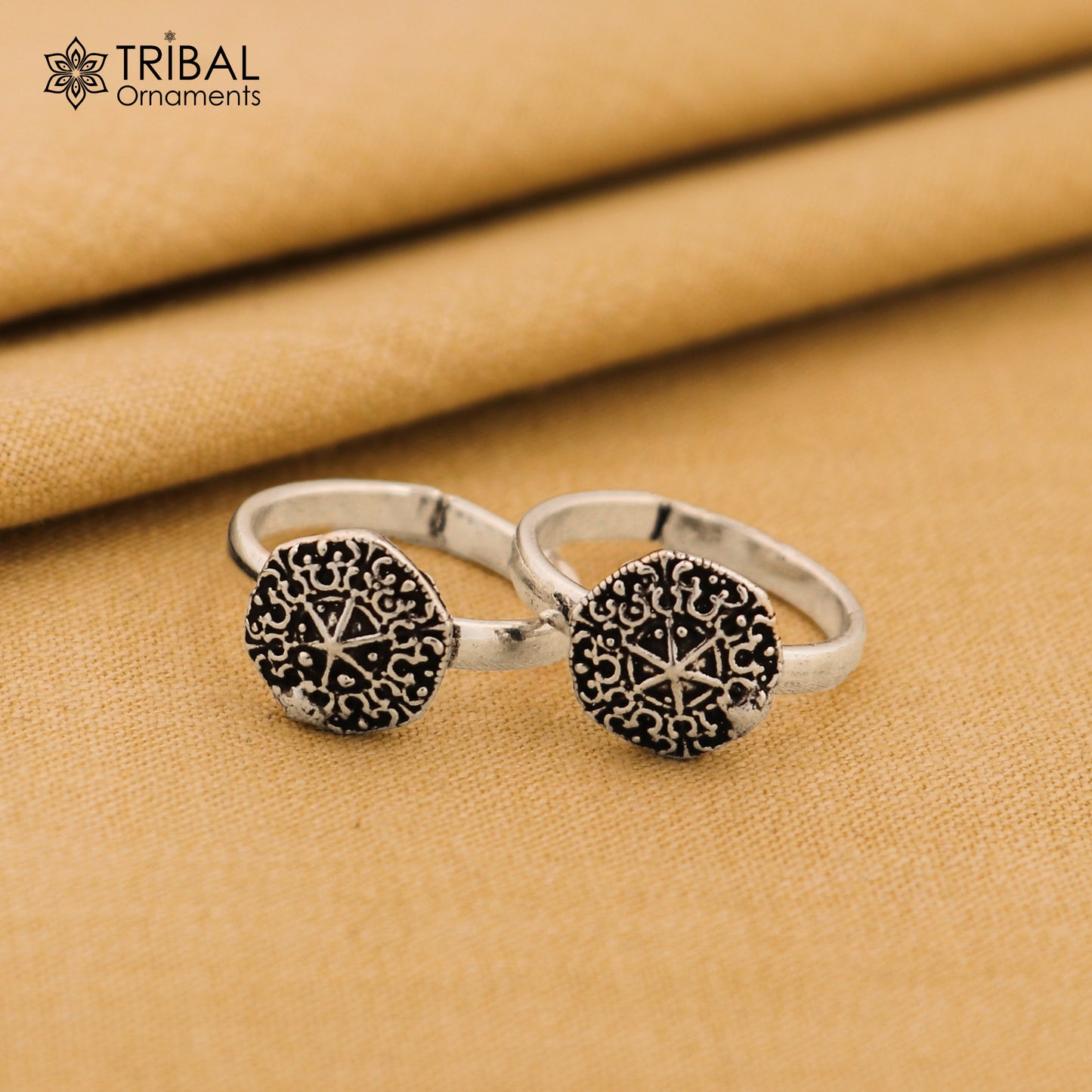 925 sterling silver elegant floral design handmade toe ring, toe band stylish modern women's brides jewelry, india traditional jewelry ytr45
