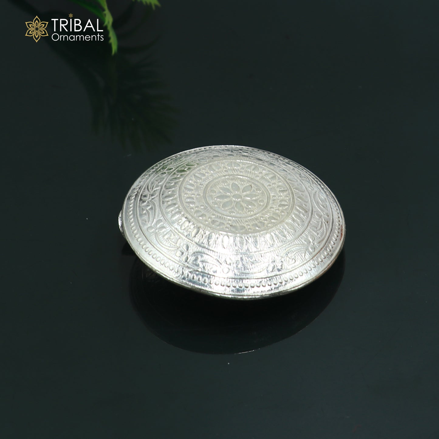 925 sterling silver handmade vintage design flower art small ashtray for cigarette royal unique luxury gift stb411 - TRIBAL ORNAMENTS
