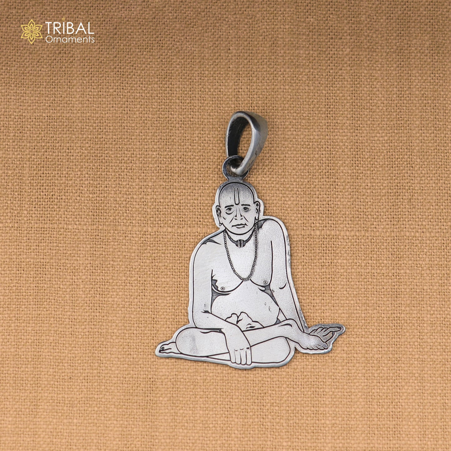 925 sterling silver Shri Swami Samarth Pendant with chain stylish jewelry nsp1133