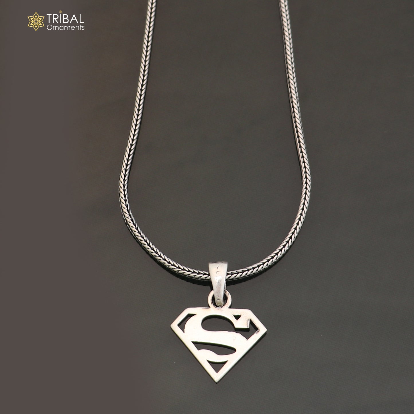 925 sterling silver superman Pendant stylish unisex jewelry nsp1138