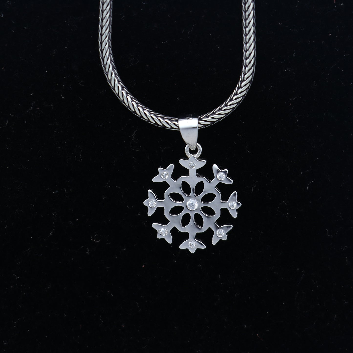 925 Sterling silver unique diamond pendant nsp948 - TRIBAL ORNAMENTS