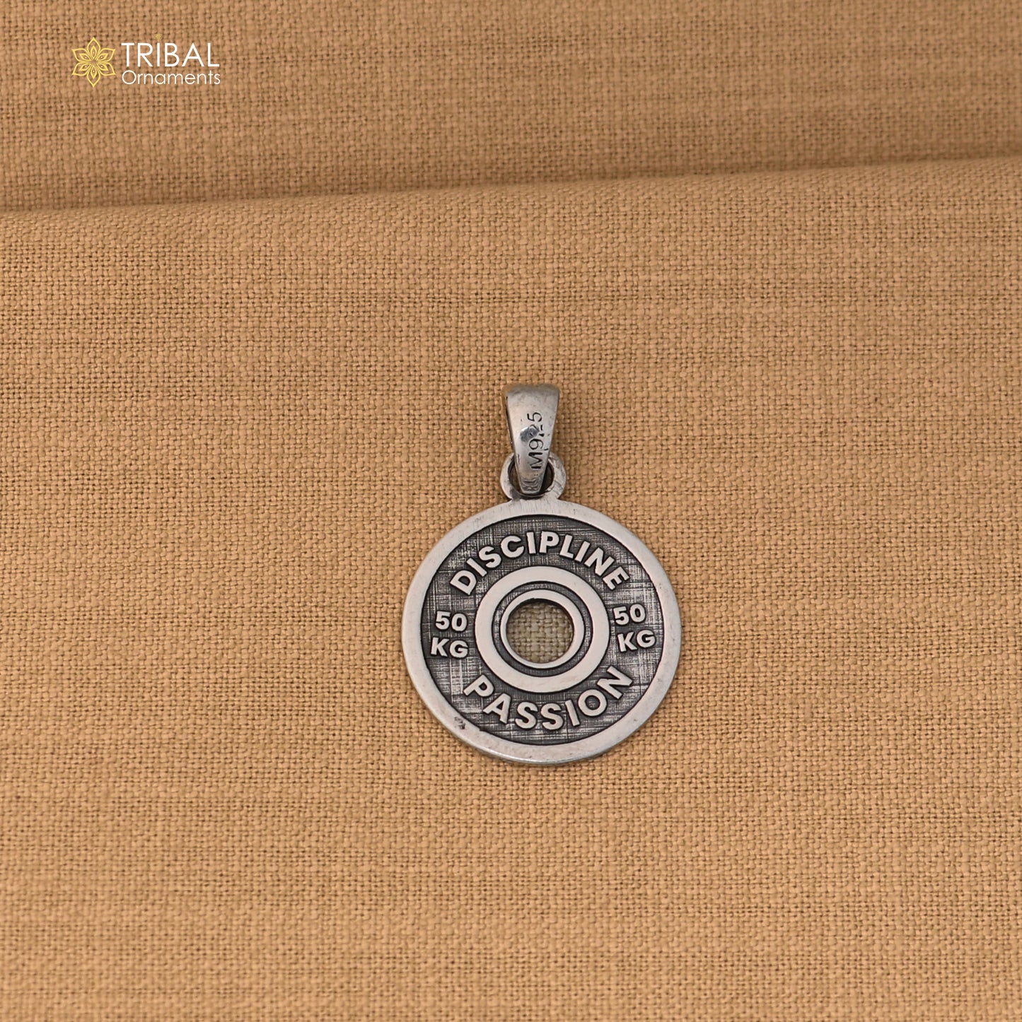925 sterling silver round shape pendant with chain stylish unisex jewelry nsp1158