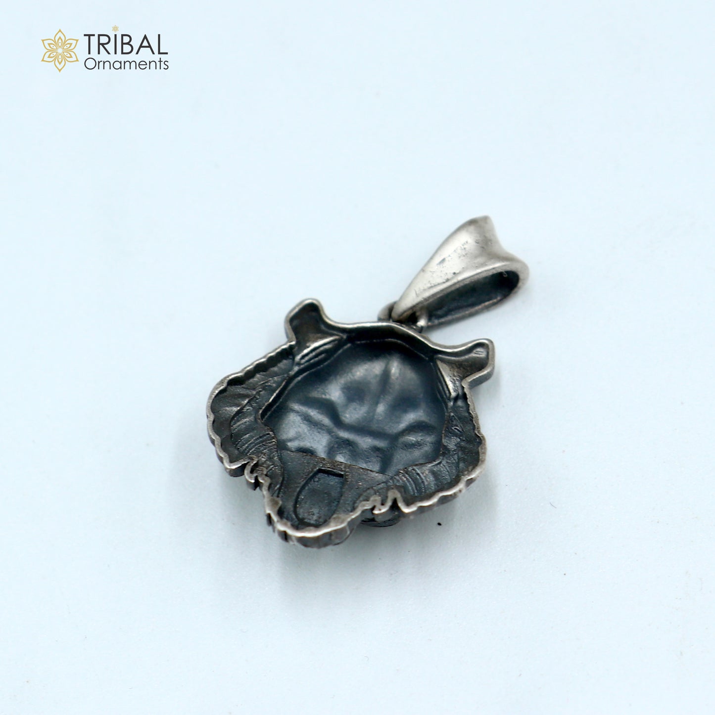 925 sterling silver lion face pendant with chain tribal jewellery nsp1055