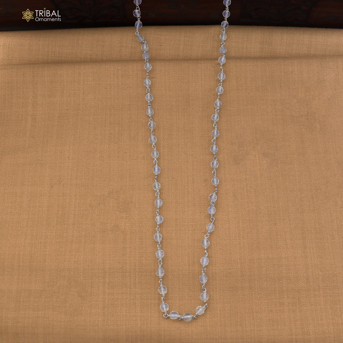 925 sterling silver crystal stone beads mala stylish jewelry ch658