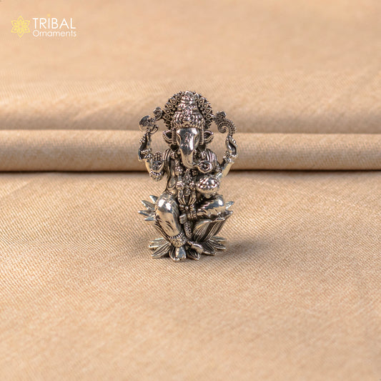 Combo Laxmi and Ganesha 925 Sterling silver handmade customized Hindu idols statue, puja article figurine, home décor puja Articles art27