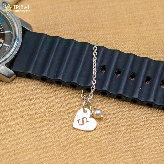 925 sterling silver Heart shape watch charms wsc01