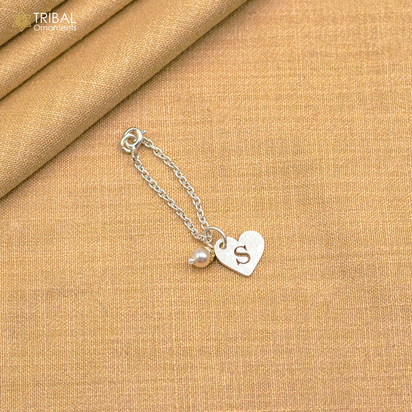 925 sterling silver Heart shape watch charms wsc01