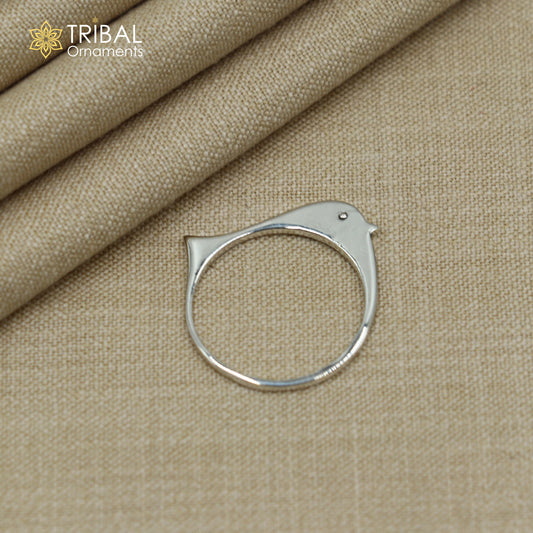 925 sterling silver stylish plain design ring Jewelry sr783