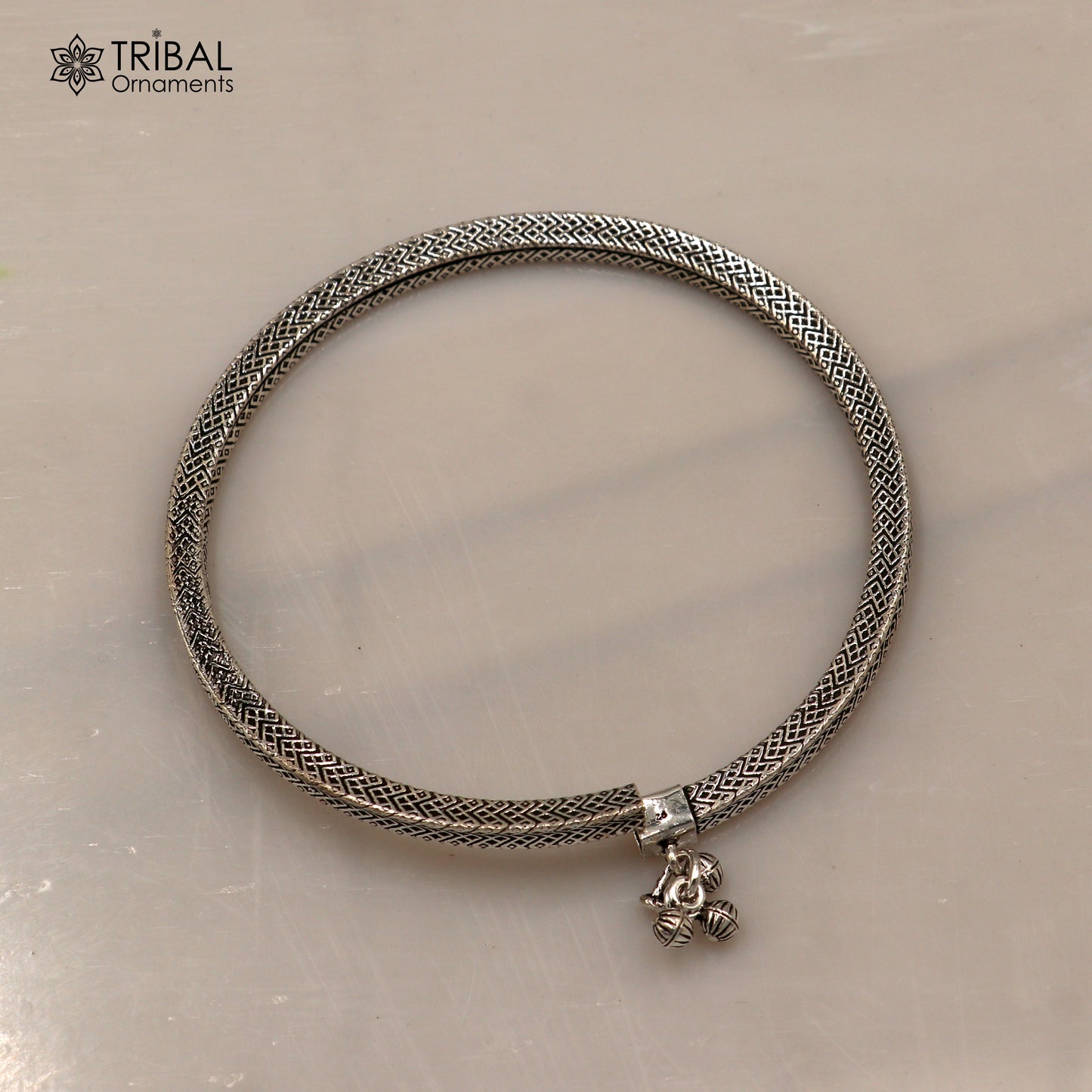5 mm 925 sterling silver vintage ethnic design customized foot ankle kada bracelet with hanging drops belly dance jewelry nsfk149