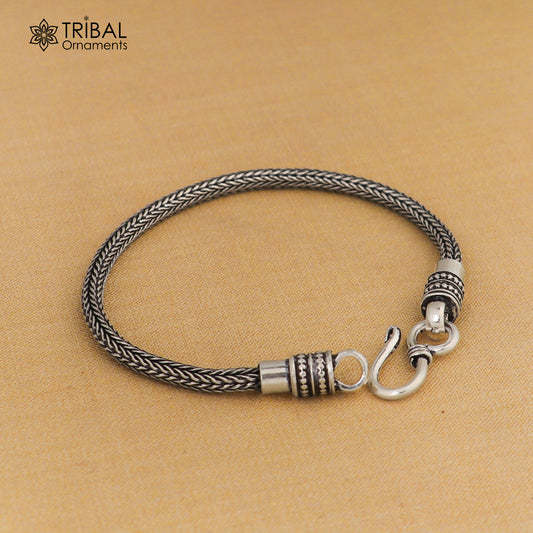 925 sterling silver wheat chain bracelet stylish silver jewelry unisex bracelet sbr787